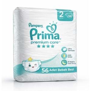 Prima Premium Care Bebek Bezi Beden:2 (4-8KG) Mini 280 Adet Ekstra Mega Pk