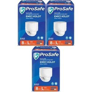 Prosafe Emici Külot Hasta Bezi Büyük-Large 24 Adet (3PK*8)