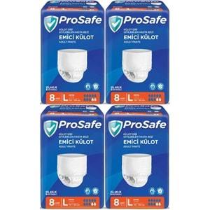 Prosafe Emici Külot Hasta Bezi Büyük-Large 32 Adet (4PK*8)