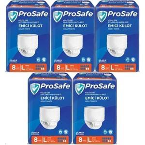 Prosafe Emici Külot Hasta Bezi Büyük-Large 40 Adet (5PK*8)