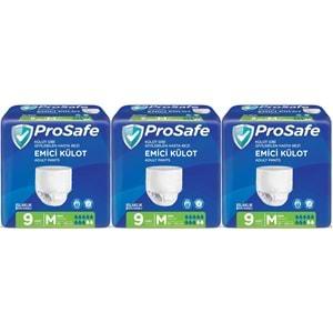 Prosafe Emici Külot Hasta Bezi Orta-Medium 27 Adet (3PK*9)