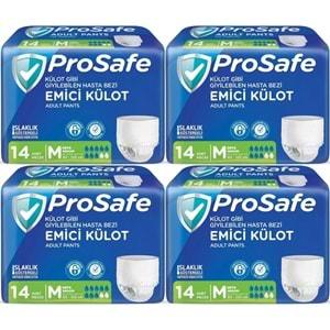 Prosafe Emici Külot Hasta Bezi M - Orta - Medium 56 Adet (4PK*14)
