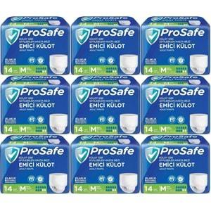 Prosafe Emici Külot Hasta Bezi M - Orta - Medium 126 Adet (9PK*14)