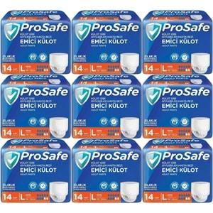 Prosafe Emici Külot Hasta Bezi L - Büyük - Large 126 Adet (9PK*14)