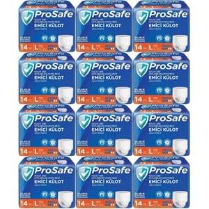 Prosafe Emici Külot Hasta Bezi L - Büyük - Large 168 Adet (12PK*14)