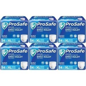 Prosafe Emici Külot Hasta Bezi XL - Ekstra Büyük - Extra Large 84 Adet (6PK*14)