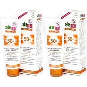 Sebamed Sun Care Çok Yönlü Koruyucu Güneş Kremi 75ML SPF 50+ Faktör (2 Li Set)