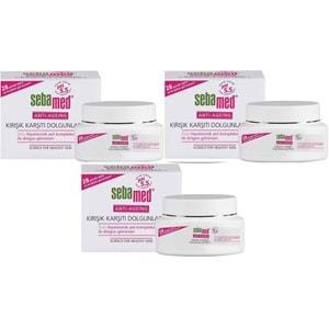 Sebamed Kırışık Karşıtı Dolgunlaştırıcı Antı-Ageıng Krem 50ML (3 Lü Set)