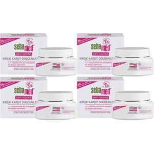 Sebamed Kırışıklık Karşıtı Dolgunlaştırıcı Antı-Ageıng Krem 50ML (4 Lü Set)