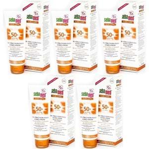 Sebamed Sun Care Çok Yönlü Koruyucu Güneş Kremi 75ML SPF 50+ Faktör (5 Li Set)