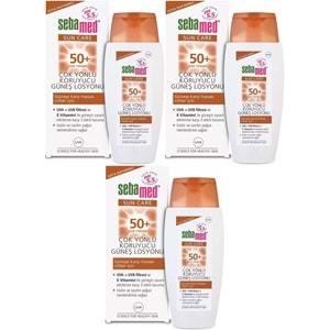 Sebamed Sun Care Çok Yönlü Koruyucu Güneş Losyonu 50+ Faktör 150ML (3 Lü Set)