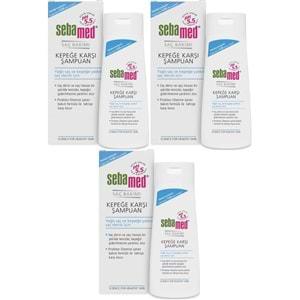 Sebamed Şampuan 200ML Kepeğe Karşı (Yağlı ve Kepeğe yatkın saç derisi İçin) (3 Lü Set)