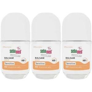 Sebamed Deodorant Roll-On 50ML Balsam Hassas/Sensitive (3 Lü Set)