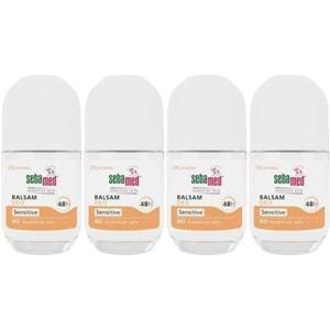 Sebamed Deodorant Roll-On 50ML Balsam Hassas/Sensitive (4 Lü Set)