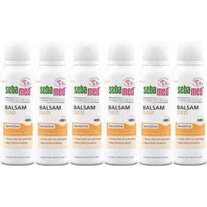 Sebamed Deodorant Aerosol 150 ML Balsam - Sensitive/Hassas (6 Lı Set)