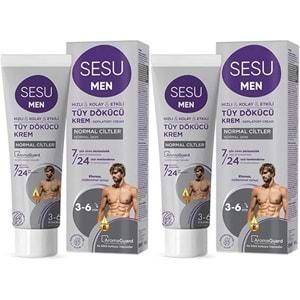 Sesu Tüy Dökücü Krem For Men 100ML (2 Li Set)