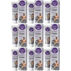 Sesu Tüy Dökücü Krem For Men 100ML (9 Lu Set)