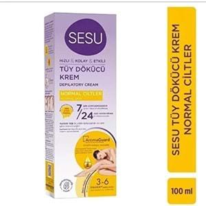 Sesu Tüy Dökücü Krem 100ML Normal Ciltler (5 Li Set)