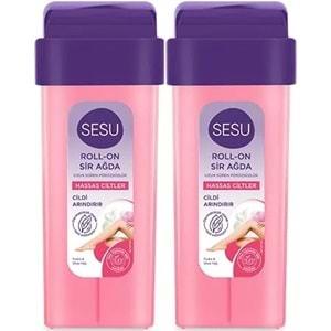 Sesu Roll-On Sir Ağda 100ML Pembe Hassas Cilt (2 Li Set)