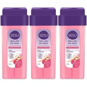 Sesu Roll-On Sir Ağda 100ML Pembe Hassas Cilt (3 Lü Set)