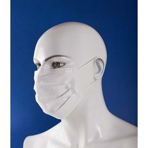 SF Maske 3 Katlı Filtreli Burun Telli Cerrahi Maske 200 Li Paket (Full Ultrasonik) (4Pk*50)