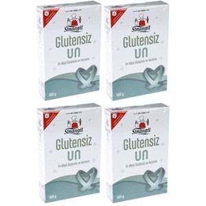 Sinangil Glutensiz Un 500GR (4 Lü Set) 2KG Çölyak Diyetine Uygun (4PK*500GR)