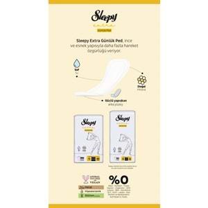 Sleepy Extra Günlük Ped Uzun 96 Adet Standart Pk (3PK*32)