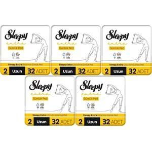 Sleepy Extra Günlük Ped Uzun 160 Adet Standart Pk (5PK*32)