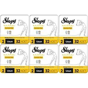 Sleepy Extra Günlük Ped Uzun 192 Adet Standart Pk (6PK*32)