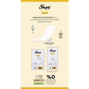 Sleepy Extra Günlük Ped Normal 160 Adet Mega Pk (4PK*40)