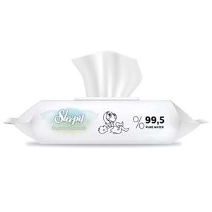 Sleepy Islak Havlu Mendil Bio Natural 40 Yaprak Yeni Doğan (36 Lı Set) Plastik Kapaklı 1440 Yaprak