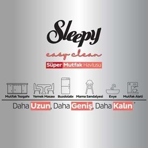 Sleepy Easy Clean Yüzey Temizlik Mutfak Havlusu-Mendili 50 Yaprak Greyfurt Yağlı (2Li Set) 100 Yprk