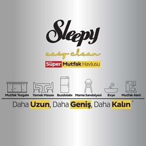 Sleepy Easy Clean Yüzey Temizlik Mutfak Havlusu -Mendili 50 Yaprak Limon Yağlı (6Lı Set) 300 Yaprak