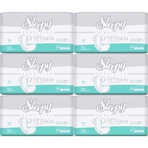 Sleepy Yetişkin Hasta Bezi Bel Bantlı XL - Extra Large - Ekstra Large 180 Adet (6PK*30)