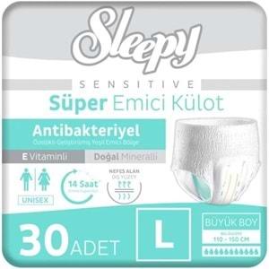 Sleepy Hasta Bezi Yetişkin Emici Külot L - Büyük - Large 120 Adet (4PK*30)