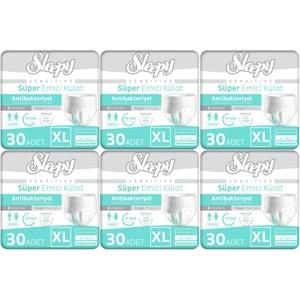 Sleepy Hasta Bezi Yetişkin Emici Külot XL - Ekstra Büyük - Extra Large 180 Adet (6PK*30)