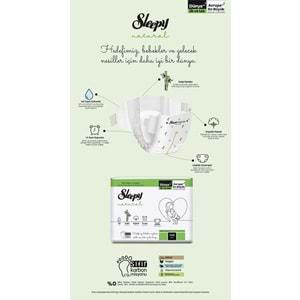 Sleepy Bebek Bezi Natural Beden:4 (7-14Kg) Maxi 304 Adet Ekonomik Mega Pk