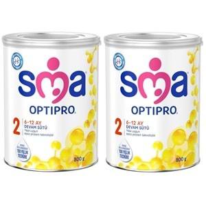 Sma Optipro 800GR No:2 Devam Sütü (6-12 Ay) 2 Li Set