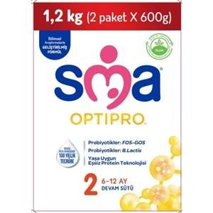 Sma Optipro 1200GR No:2 Devam Sütü (6-12 Ay) Kutu (3 Lü Set)