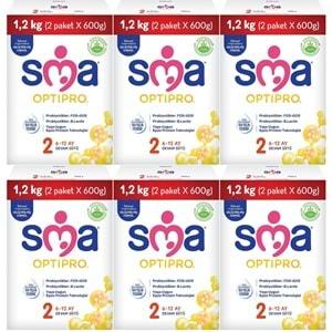 Sma Optipro 1200GR No:2 Devam Sütü (6-12 Ay) Kutu (6 Lı Set)