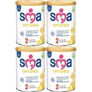 Sma Optipro 800GR No:2 Devam Sütü (6-12 Ay) (4 Lü Set)