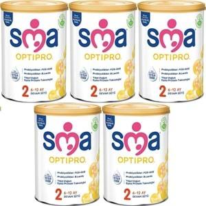 Sma Optipro 800GR No:2 Devam Sütü (6-12 Ay) (5 Li Set)