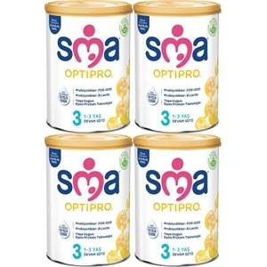 Sma Optipro 800GR No:3 Devam Sütü (1-3 Yaş) (4 Lü Set)