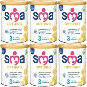 Sma Optipro 800GR No:3 Devam Sütü (1-3 Yaş) (6 Lı Set)