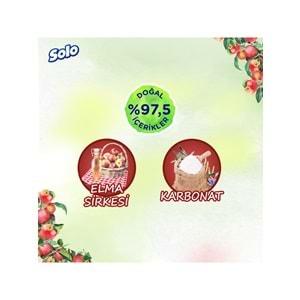 Solo Islak Havlu Mendil 50 Yaprak Elma Sirkesi & Karbonat (48 Li Set) (16PK*3) 2400 Yaprak
