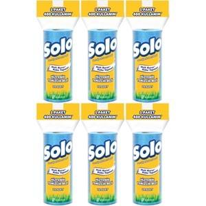 Solo Hijyenik Temizlik Bezi (İç adet 20 Li) (Kokusuz ve Hızla Kuruyan) (6 Lı Set)