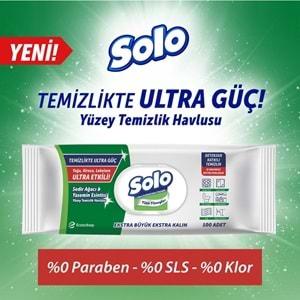 Solo Yüzey Temizlik Havlusu - Mendili 100 Yaprak Okaliptus & Çam Esintisi (2 Li Set) 200 Yaprak
