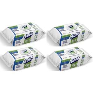 Solo Yüzey Temizlik Havlusu - Mendili 100 Yaprak Okaliptus & Çam Esintisi (4 Lü Set) 400 Yaprak