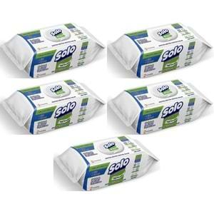 Solo Yüzey Temizlik Havlusu - Mendili 100 Yaprak Okaliptus & Çam Esintisi (5 Li Set) 500 Yaprak