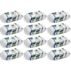 Solo Yüzey Temizlik Havlusu - Mendili 100 Yaprak Okaliptus & Çam Esintisi (12 Li Set) 1200 Yaprak